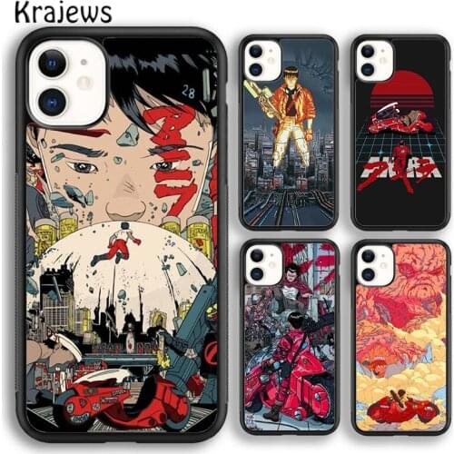 Krajews Akira Anime soft Phone Case Cover For iPhone 5s SE 2020 6s 7 8 plus X XS XR 11 12 mini pro max coque Shell
