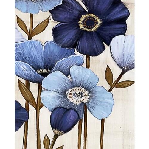 Orchid DIY Oil Painting Paint By Numbers Kits with Brushes Acrylics Painting Kits on Canvas for Adults Kids Beginner