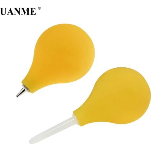 UANME Yellow Rubber Cleaning Tool Air Dust Blower Ball with Metal Nozzle Pump Cleaner DSLR Lens For SLR Camera Binocular Lens