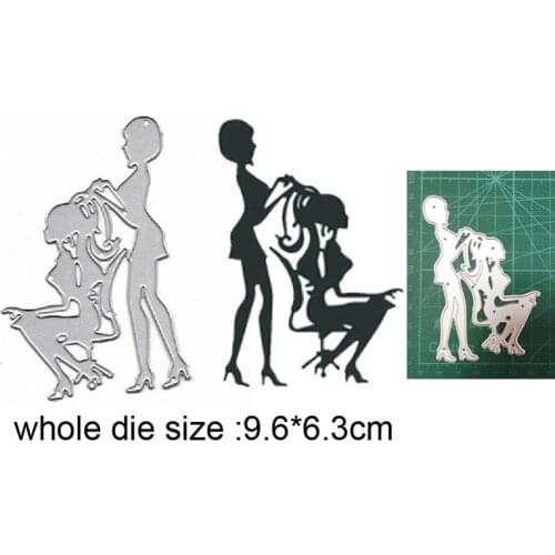 Craft dies metal cutting dies cut die mold woman makeup decoration Scrapbooking Craft card knife mould blade punch stencil dies
