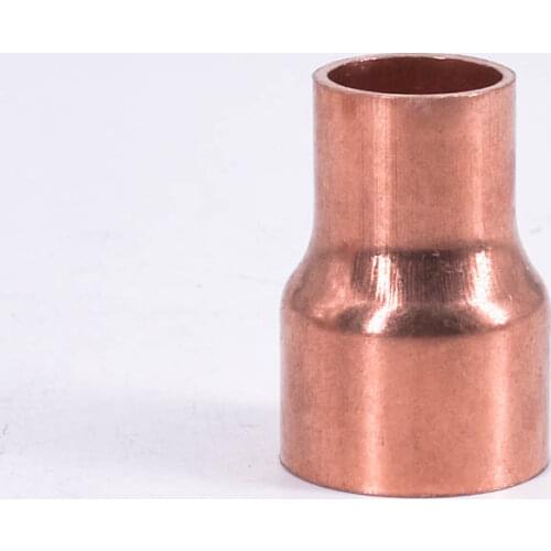 42mm 45mm To 12.7 15 16 19 22 25.4 28.6mm ID 99.9% Copper End Feed Solder Reducer Reducing Fitting Coupler For Air Condition