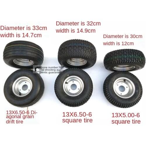 6 Inch Drift Go-kart Tire Beach Car 145/70-6 Inch 13X6.50-6 Inch Hub Vacuum Tire 13X5-6 WANDA