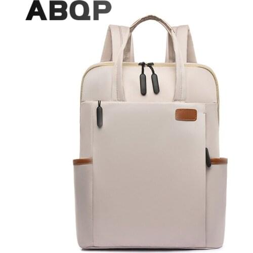 ABQP Girls School Backpack Large Capacity Laptop Backpack For Men Large Capacity Oxford Travel Working Womens Backpack Bags