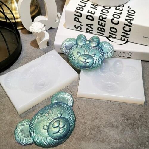 Winnie the silicone mold fondant cake epoxy resin jewelry dried flower accessories mold Aromatherapy Wax Crafts Tools