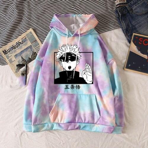 Anime Jujutsu Kaisen Sweatshirt Winter Casual Graphic Hoodie Men Hooded Cool Hip Hop Streetwear Hoody Male