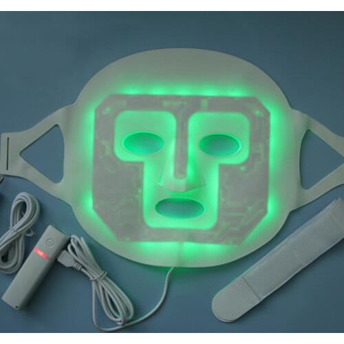 Three Colors LED Facial Mask Photon Therapy Anti-Acne Wrinkle Removal Skin Rejuvenation Face Skin Care Tools Mask Importer