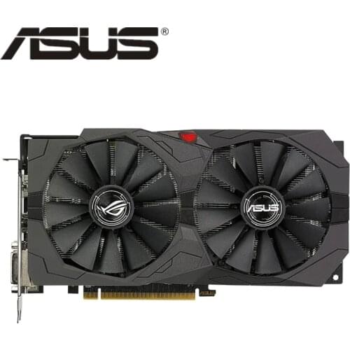 ASUS RX 570 4GB Graphics Card GPU AMD Radeon RX570 4GB GAMING Video Cards PUBG Computer Game Screen Map 580 560 550 HDMI VGA DVI