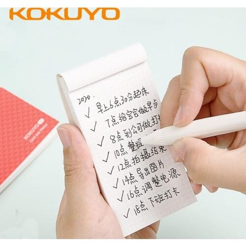 1pcs Japan Imported Kokuyo Me Series Easy-to-tear Mini Notepad/notepad KME-MPM1 Convenient Pocket 3mm Square A7