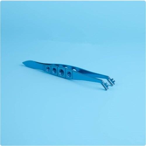 108mm Lens folding forceps Titanium Ophthalmic microsurgery instrument