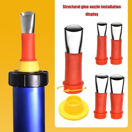 18pcs Caulk Nozzle Applicator with Base Caulking Finisher Glue Silicone Sealant Finishing Tool for Kitchen Bathroom Sink Joint