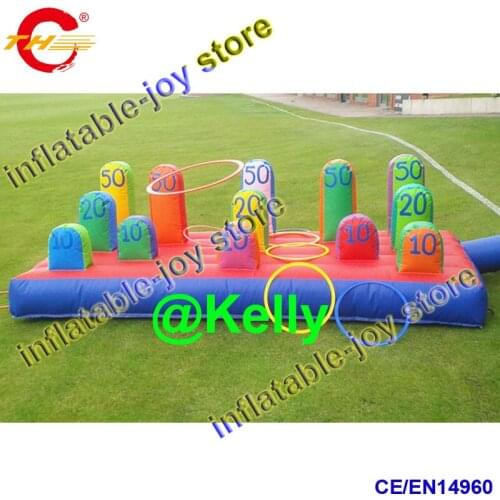 4x2x1.2mH free shipping inflatable hoopla twister game, small hoopla inflatable sport game for sale, children carnival games