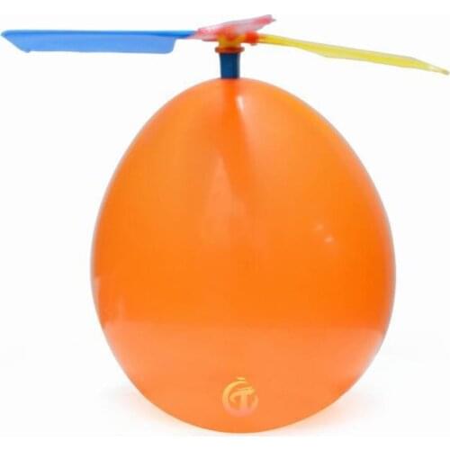 5Pcs/Lot Toy Balls Balloons Helicopter Flying With Whistle Children Outdoor Playing Creative Funny Toy Propeller Kid Toys