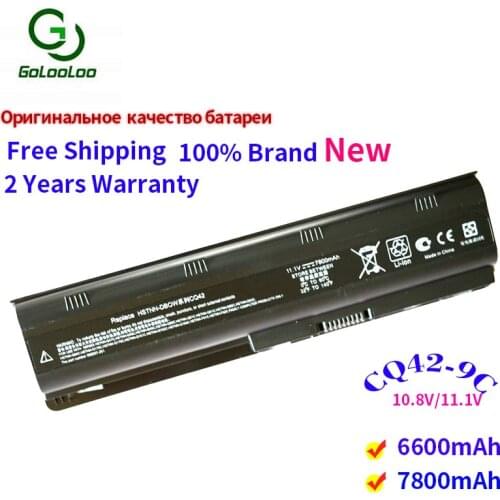 Golooloo 6600mAh NEW laptop battery MU06 for HP G32 G56 G62 G72 G4 G6 G7 DM4 Series HSTNN-Q60C Q61C Q62C Q63C Q64C Q47C Q48C