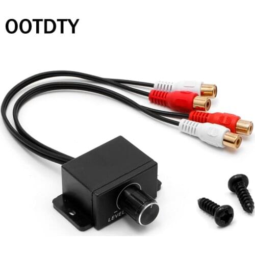 Universal Car Audio Amplifier Bass RCA Level Remote Volume Control Knob LC-1 New