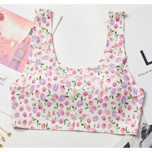 Seamless Women Tanks Crop Tops Female Crop Top Underwear Sexy Lingerie Comfort Sport Fitness Padded Camisole Femme