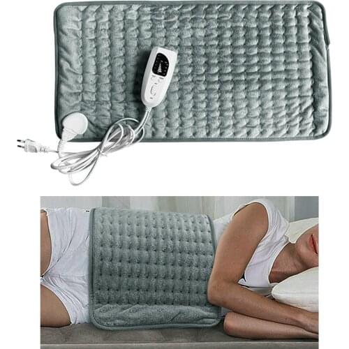 Large Electric Heating Pad, for Back Pain and Cramps Relief, Auto Shut Off, Heat Pads Therapy, EU Plug