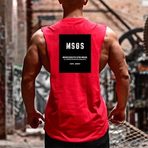 Brand Clothing 2020 Summer Mens fashion Tank Tops O neck sleeveless vest Male cotton Fitness Vests Man muscle guys tee shirts