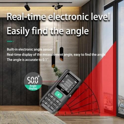 Digital rangefinder Angle Finder Laser distance meter measuring tape Laser Tape Measure Electronic Goniometer