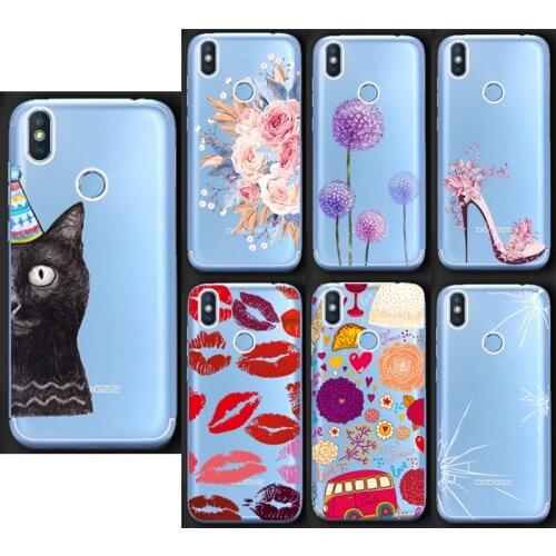 For DOOGEE BL5500 LITE covers Silicone Ultra Thin Clear Soft TPU Phone Case For Doogee BL5500 Lite Transparent Funda Coque