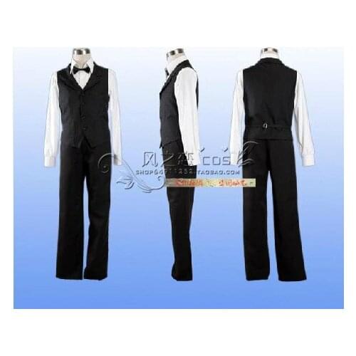 Durarara!! Shizuo Heiwajima Bartender Suit Uniform Outfit Anime Manga Cosplay Costume F016