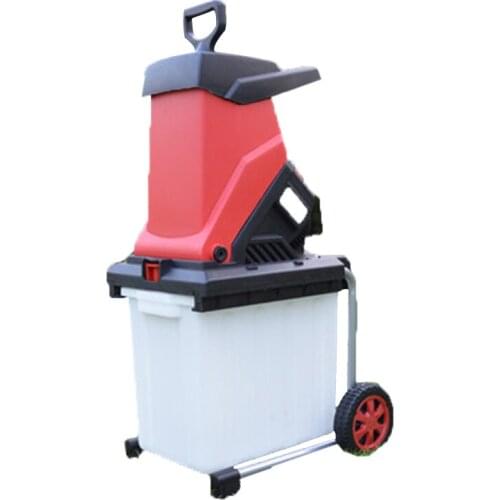 Electric Tree Branch Crushing Machine 110V／220V High Power Park Lawn Bush Landscaping Leaf Crusher Garden Tools 2500W Movable