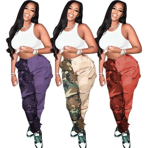 Fnoce Women's Camouflage Pants
