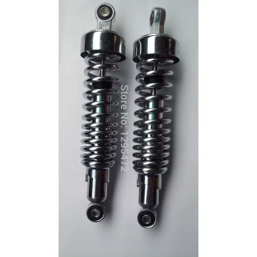 Chrome 300mm 305mm 310mm 8mm spring Shock Absorber for Suzuki Intruder400 Yamaha Virago XV 250 535 En 500 Kawasaki VN500 VN800