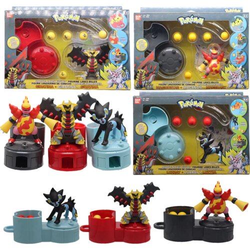 Japan Pokemon Anime Figure Collection Model Set Giratina Magmortar Luxray Pocket Monster Action Figures Toys Childrens Gifts