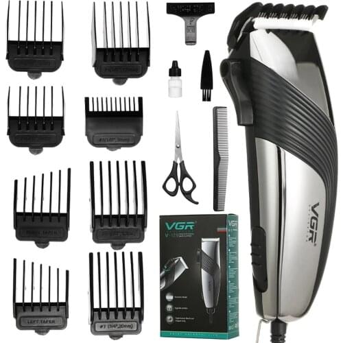 100-240 Professional Hair Clipper Wired Electric Hair Trimmer 0 mm Ceramic Blade Hair Cutting Machine Electric Beard Trimmer Set