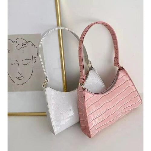 Fashion Exquisite Shopping Bag 2021 Retro Casual Women Totes Shoulder Bags Female Leather Solid Color Chain Handbag for Women