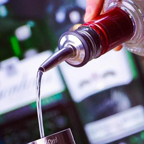 Practical 6 Colors Pour Spouts Healthy Fancy Wine Container Bar Bartending Tool Rose Gold Colorful Simple Wine Tool Bottle Mouth