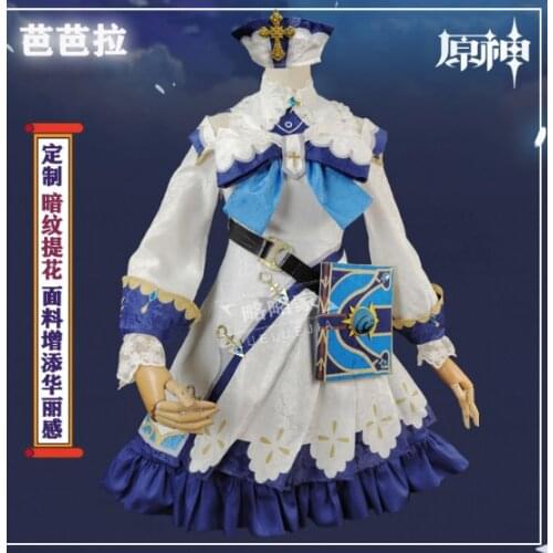 2020 new The Genshin Impact cos Barbara full set cosplay costume R