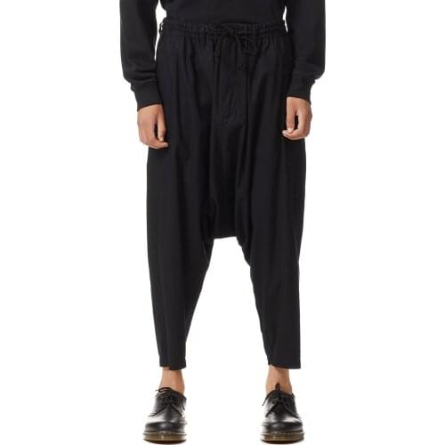 New Mens Hair Stylist fashion Hip hop street Drawstring Lantern Pants harem pants plus size stage costumes