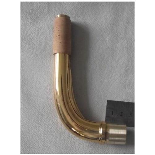 New Baritone saxophone neck gold lacquer brass material 22.5mm