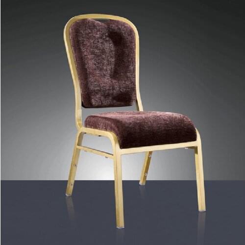 Wholesale luxury quality strong stackable aluminum restaurant chair LQ-L1050