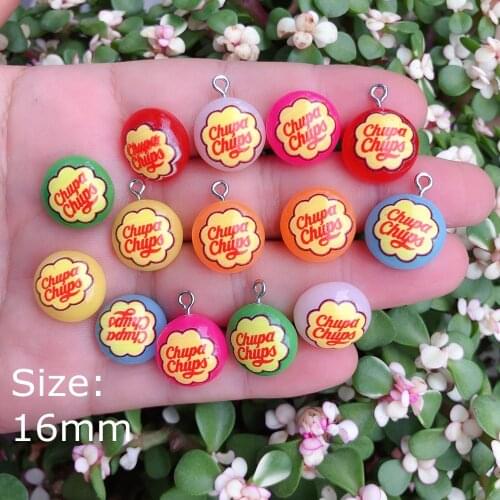 Kawaii Candy charms pendants for jewelry making bracelets necklace earrings making resin flat back cabochon