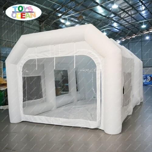 Hot-selling car paint booth is easy to use and available in multiple colors