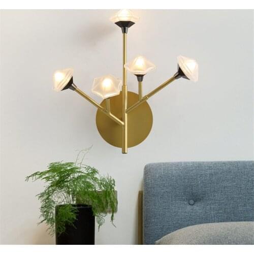 Nordic Tree shrew led wall lamp for loft stairs indoor lighting wall decor metal vlla hotel bedroom bedside vanity light fixture