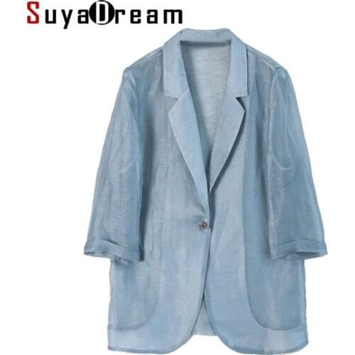 Женские летние куртки SuyaDream China At AliExpress