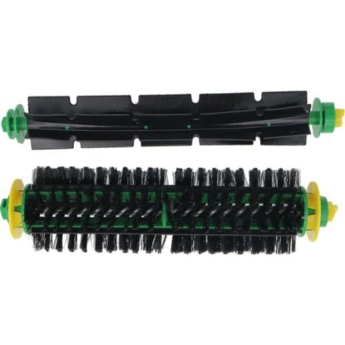 1set Bristle Brush +Flexible Beater Brush For iRobot Roomba 500 Series 510 520 530 535 540 550 560 570 vacuum Cleaner parts