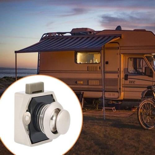 1pc Camper Car Push Lock Diameter Caravan Boat Motor Home Cabinet Drawer Latch Button Locks For Yachts Furniture Hardware Hot