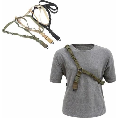 1pc High Quality Outdoor Heavy Tactical Single Point Rope Task Safe Ropes Adjustable Rifle Strap Hunting Accessories 3 Colors