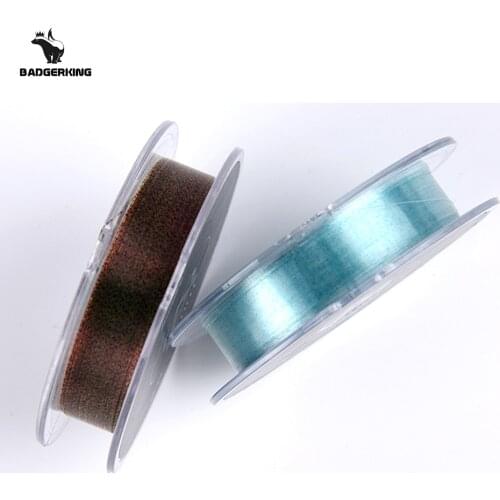 100m invisble underwater monofilament fishing line Camouflage Speckle mainline and leader fish line for carp fishing