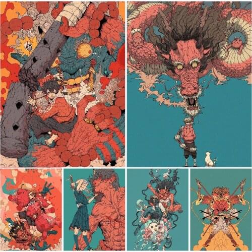 5DDIY Diamond Painting Personalized Illustration Rhinestone Inlaid Embroidery Boutique Home Decoration Can Be Customized