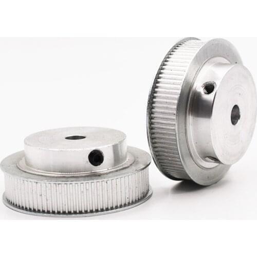 Aluminum Alloy BF Type 2GT 40 Teeth 5/6/6.35/7/8/10/12mm Inner Bore Timing Pulley 7/11mm Width 2mm Pitch Synchronous Wheel