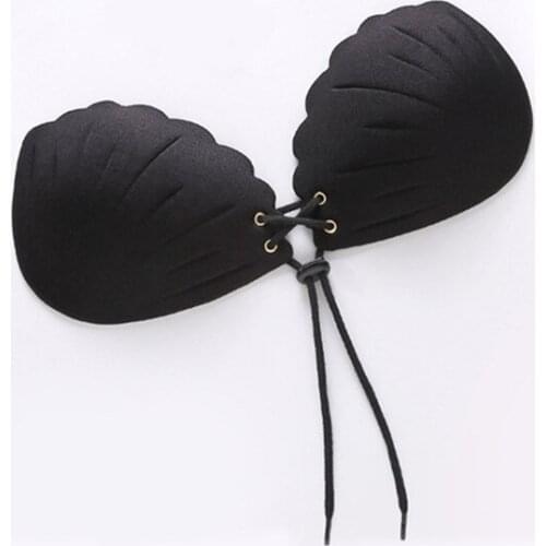 Seamless Wireless Self Adhesive Stick On Bras Strapless Push Up Bras For Women Sexy Lingerie Invisible Silicone Bra
