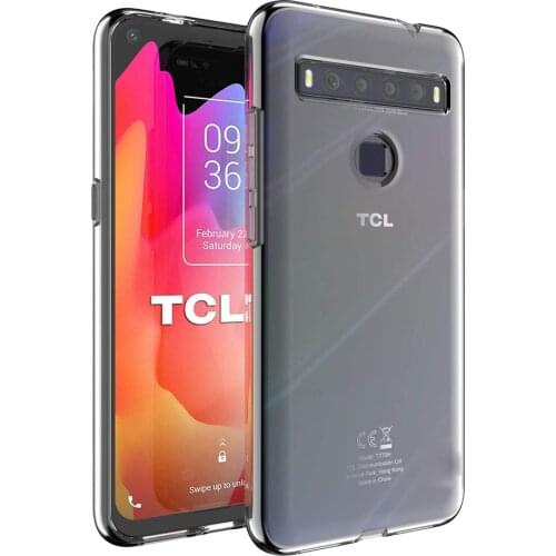For TCL 10L Case Ultra Thin Clear Soft TPU Shockproof Case Cover For TCL 10L TCL10 Lite