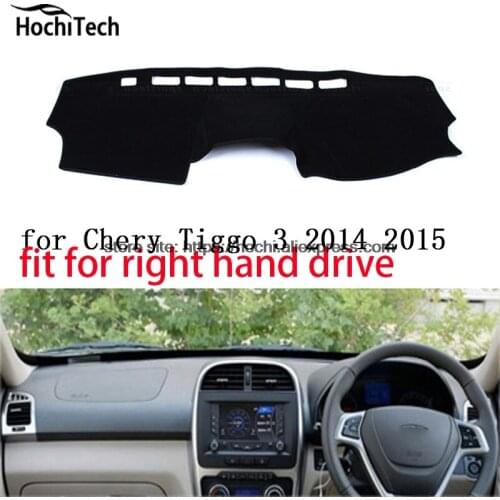 For Chery tiggo 3 2014 2015 right hand drive dashboard mat Protective pad car-styling Interior Refit sticker Mat products