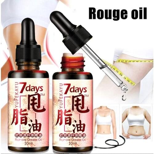 Body Fat Loss Massage Dissolve Fat Essential Oil Weight Loss Promote Fat Burn Thin Waist Slimming Treatment 10ml Beauty oil