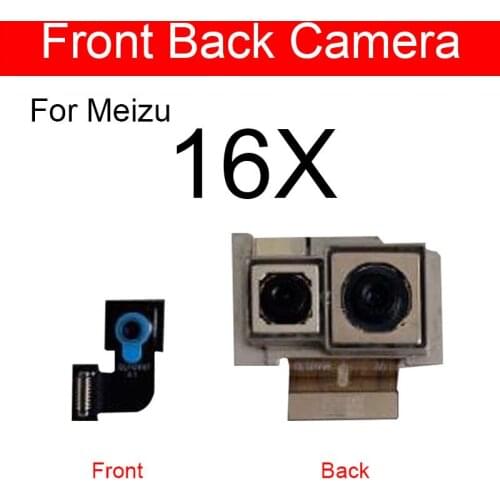 Front & Rear Camera For Meizu 16X M872H M872Q Back Mian Big Camera & Small Facing Camera Flex Cable Replacement Repair Parts